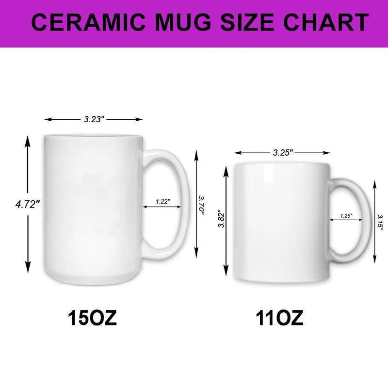 Personalized Birthday Mug, Custom Name Coffee Cup, Elegant 3D Cake Design Gift
