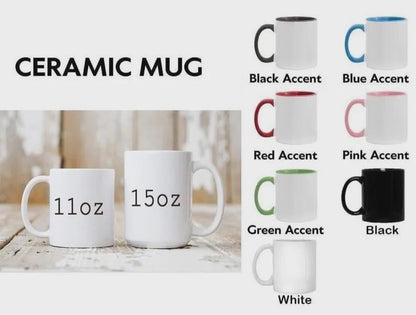Personalized 3D Effect Bookstore Accent Mug, Custom Name Book Lover Gift, Bookish Gifts For Reader
