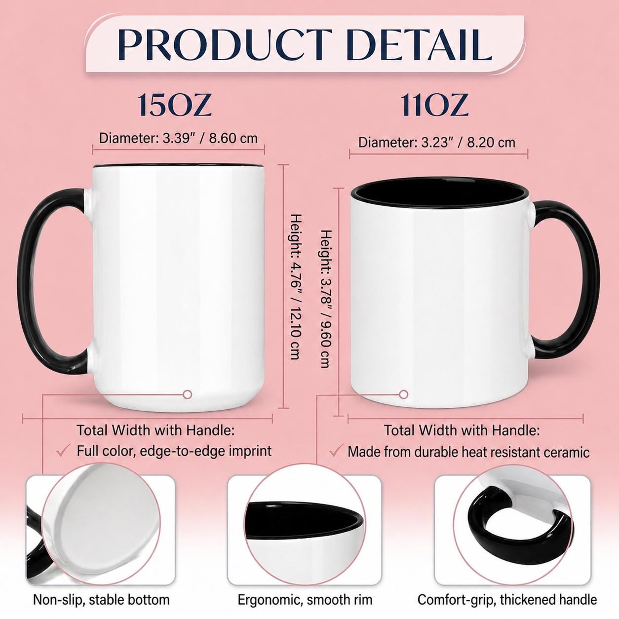 Personalized Baking Mug, Custom Baker Gift, Bakery Theme Coffee Cup, Mom Kitchen Decor