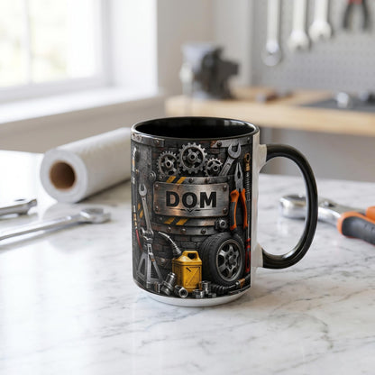 Personalized Custom Auto Mechanic Mug, Best Mechanic Ever Coffee Mug, Vintage Garage Shop Gift, Car Enthusiast Mug, Auto Repair Shop