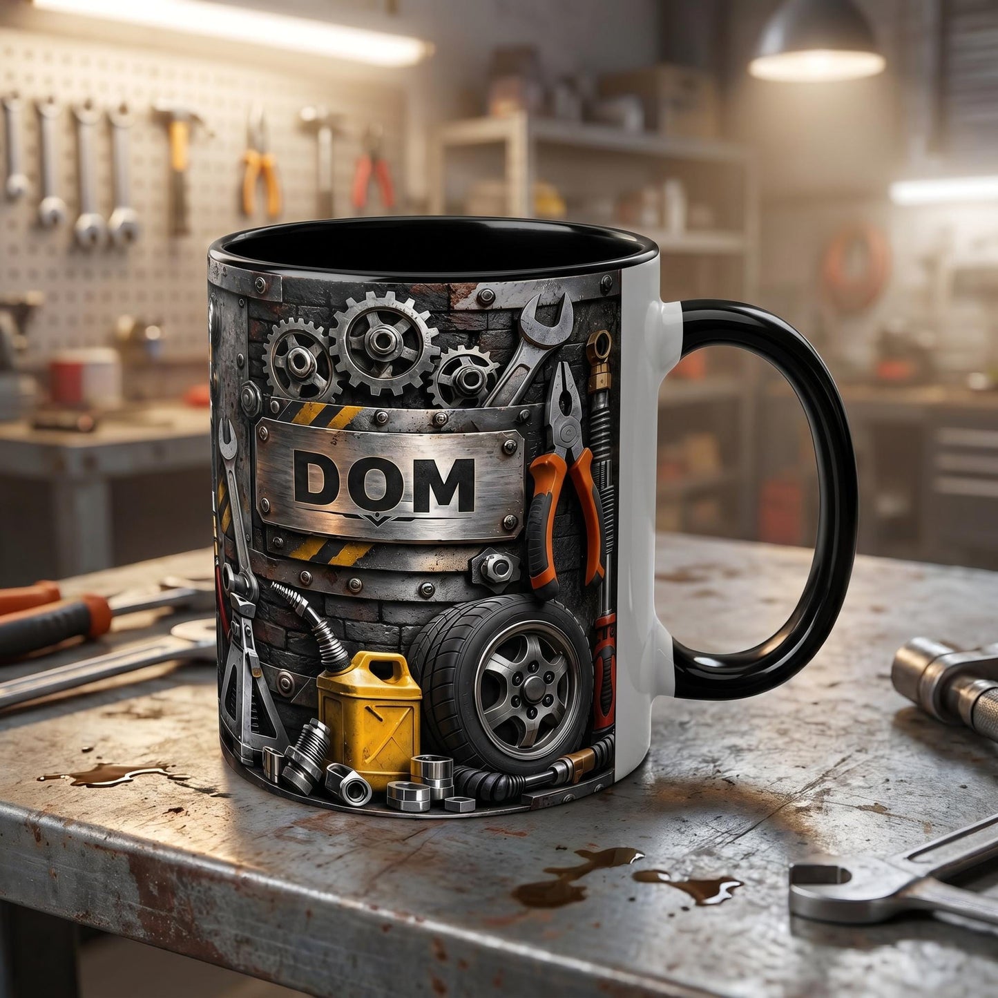 Personalized Custom Auto Mechanic Mug, Best Mechanic Ever Coffee Mug, Vintage Garage Shop Gift, Car Enthusiast Mug, Auto Repair Shop